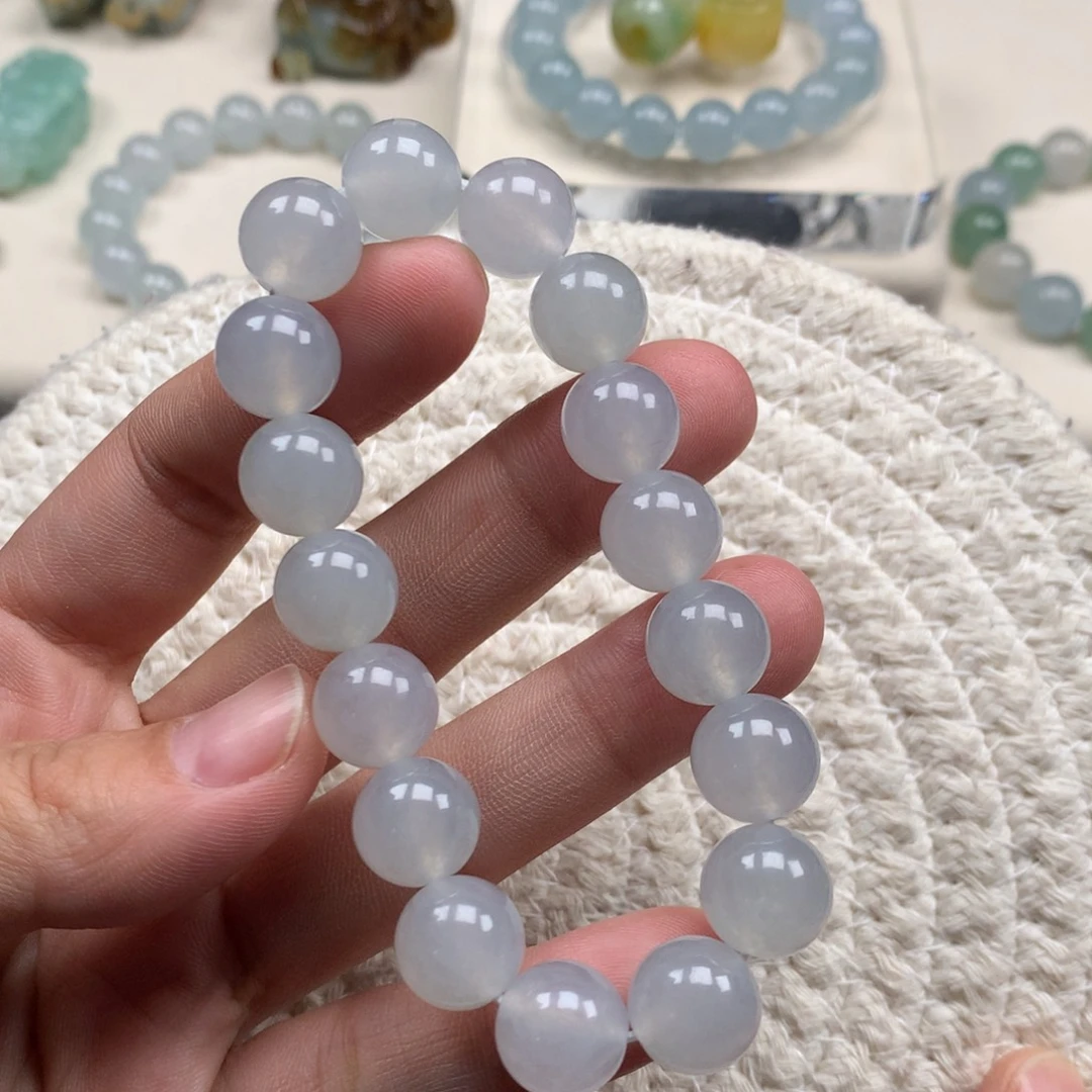 翡翠未镶嵌颈饰天然翡翠卡11手串定金