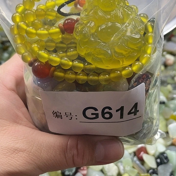 岫玉鱼缸石未镶嵌