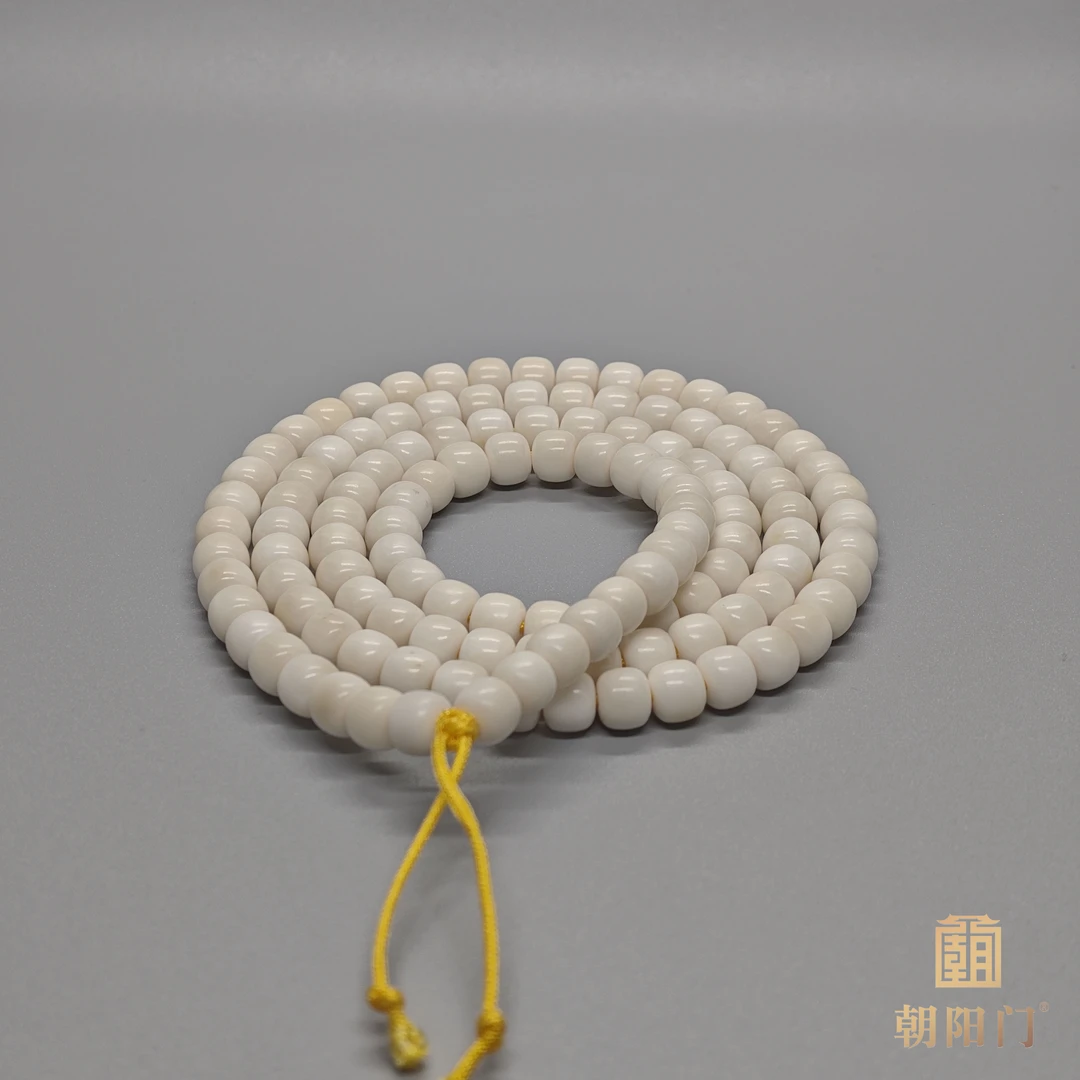 【0281】白玉菩提老型108长串8*7mm左右原生品质