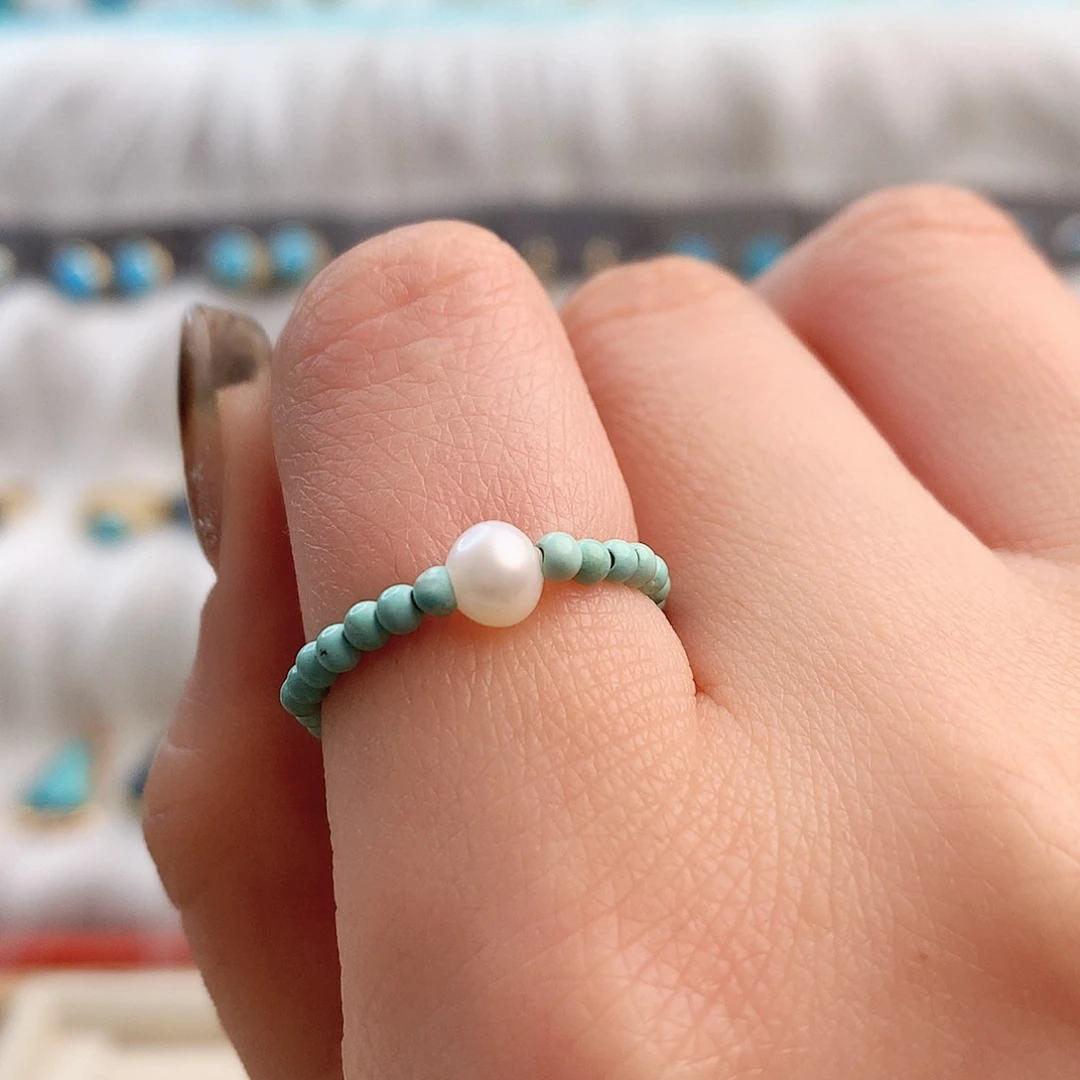 绿松石精品戒指未镶嵌