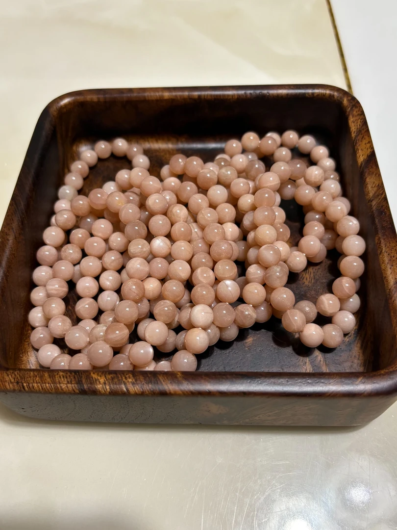 手链 天然高品质金沙太阳石【9mm左右】手串饰品