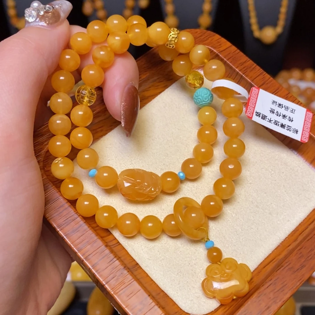 【闪购商品】蜜蜡手链未镶嵌手串