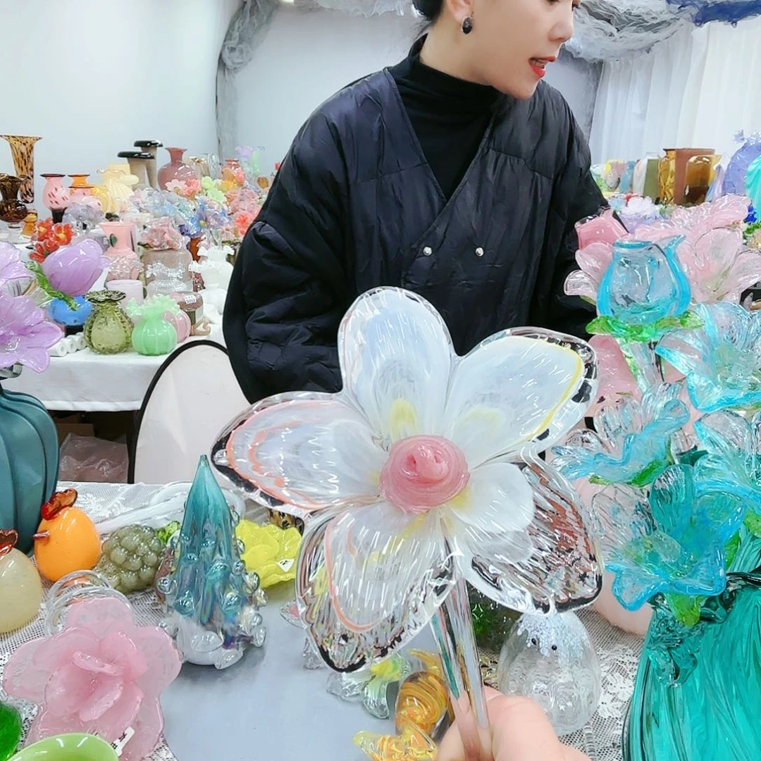 福利不退不换琉璃花瓶艺术品