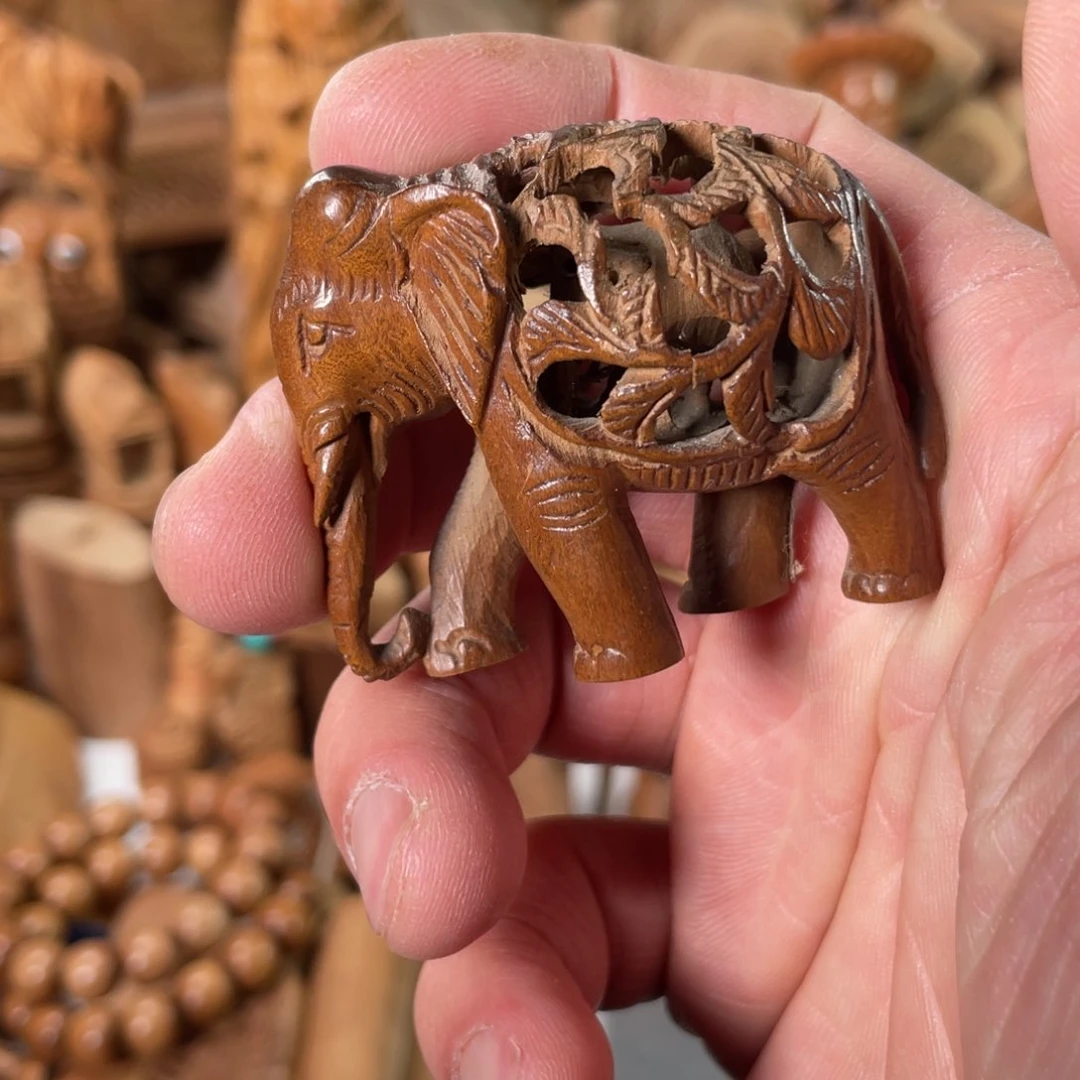 檀香木把件老山檀香老物件