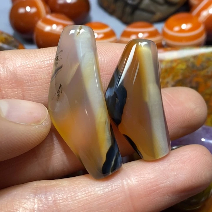 玛瑙/玉髓未镶嵌颈饰