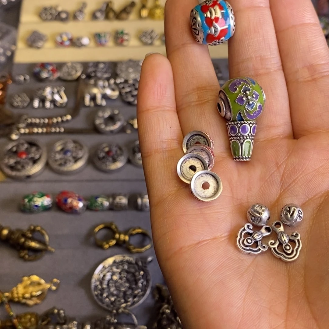 新**哥景泰蓝小单圈套装