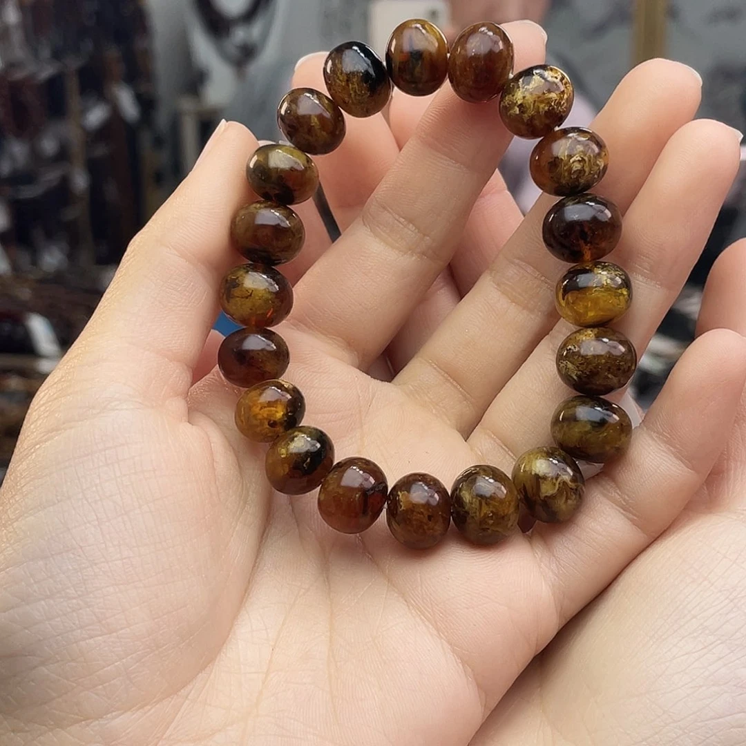 未镶嵌琥珀裸石小*丫11蜜蜡