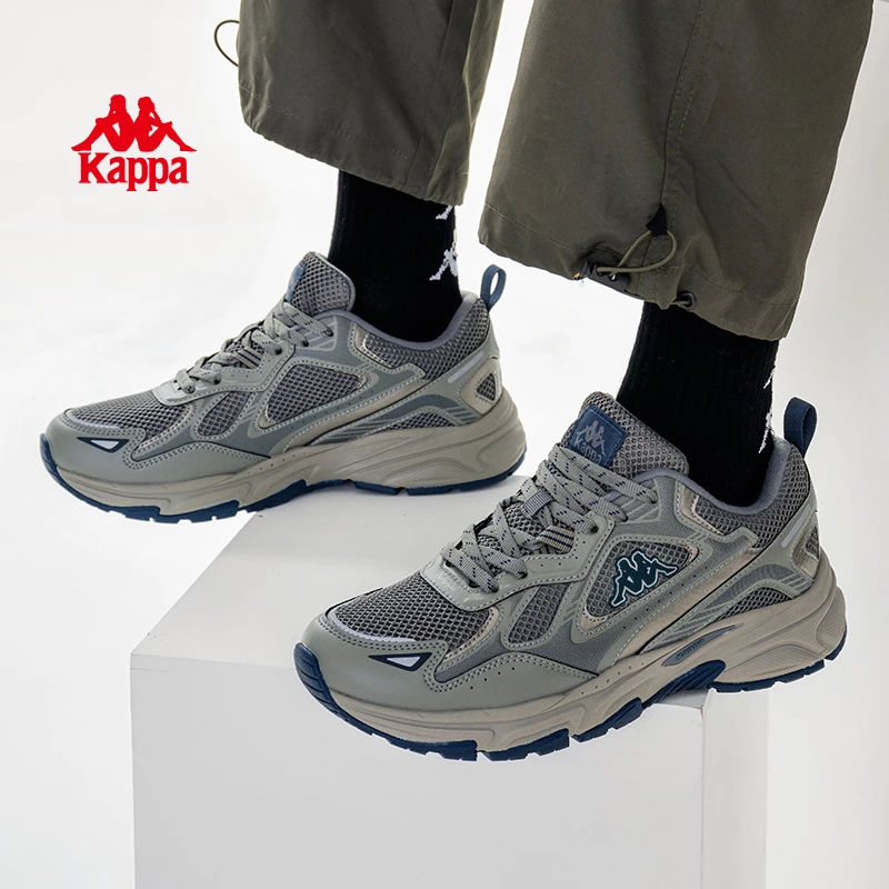 Kappa/卡帕【羽翼】运动鞋秋季新款老爹鞋百搭网面鞋时尚休闲鞋08CJ