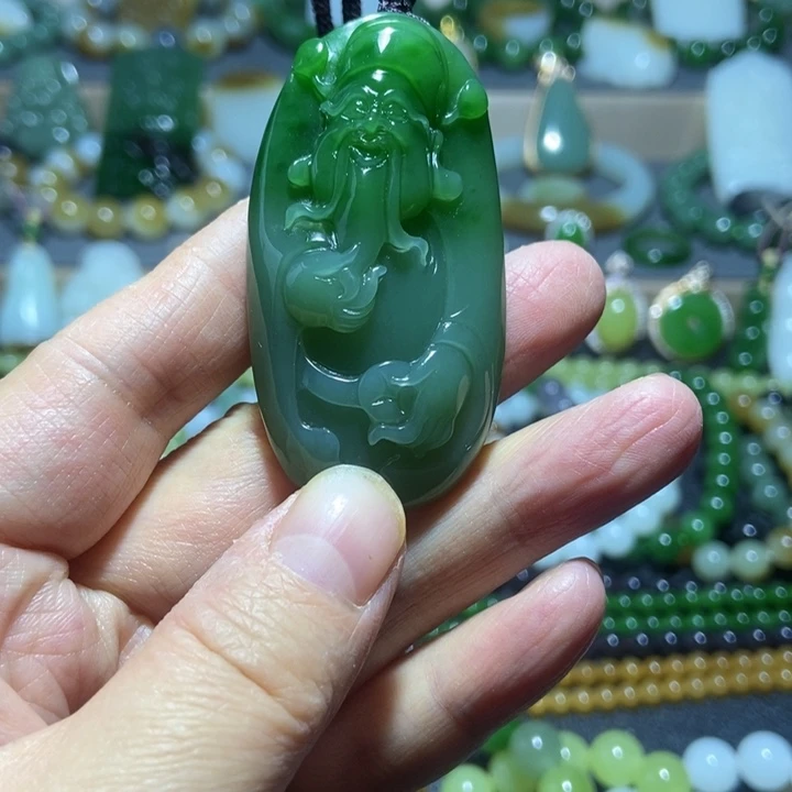 和田玉未镶嵌吊坠(不含链)