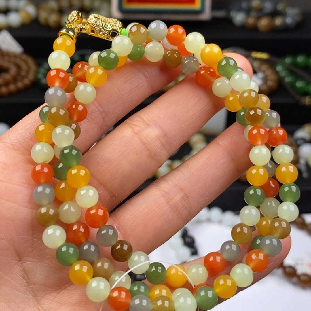 和田玉手串未镶嵌