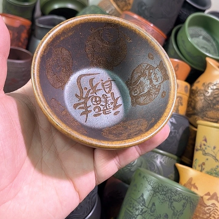 茶杯紫砂全手工紫砂主人杯