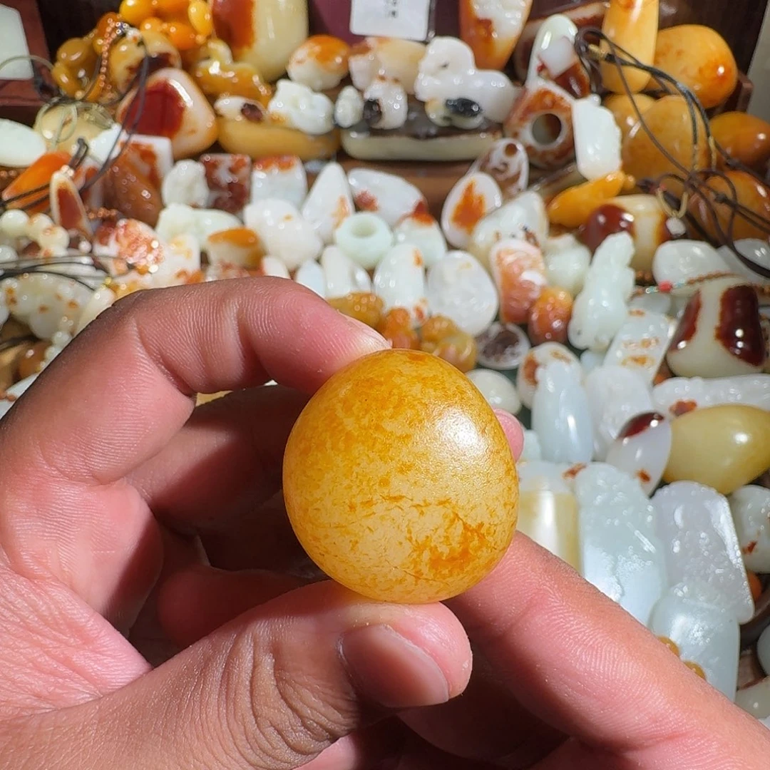 9***军和田玉未镶嵌挂件