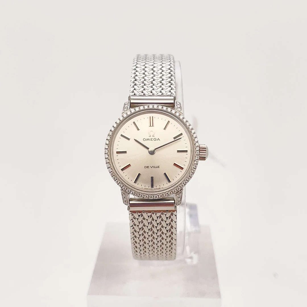 95新 Omega/欧米茄 手动机械后钻22.5mm/公价32999/w13594