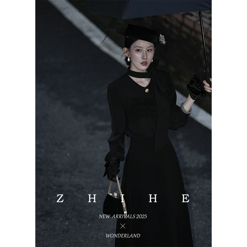 无艳一禾【故梦巴黎】民国千金花边装饰上衣+半裙