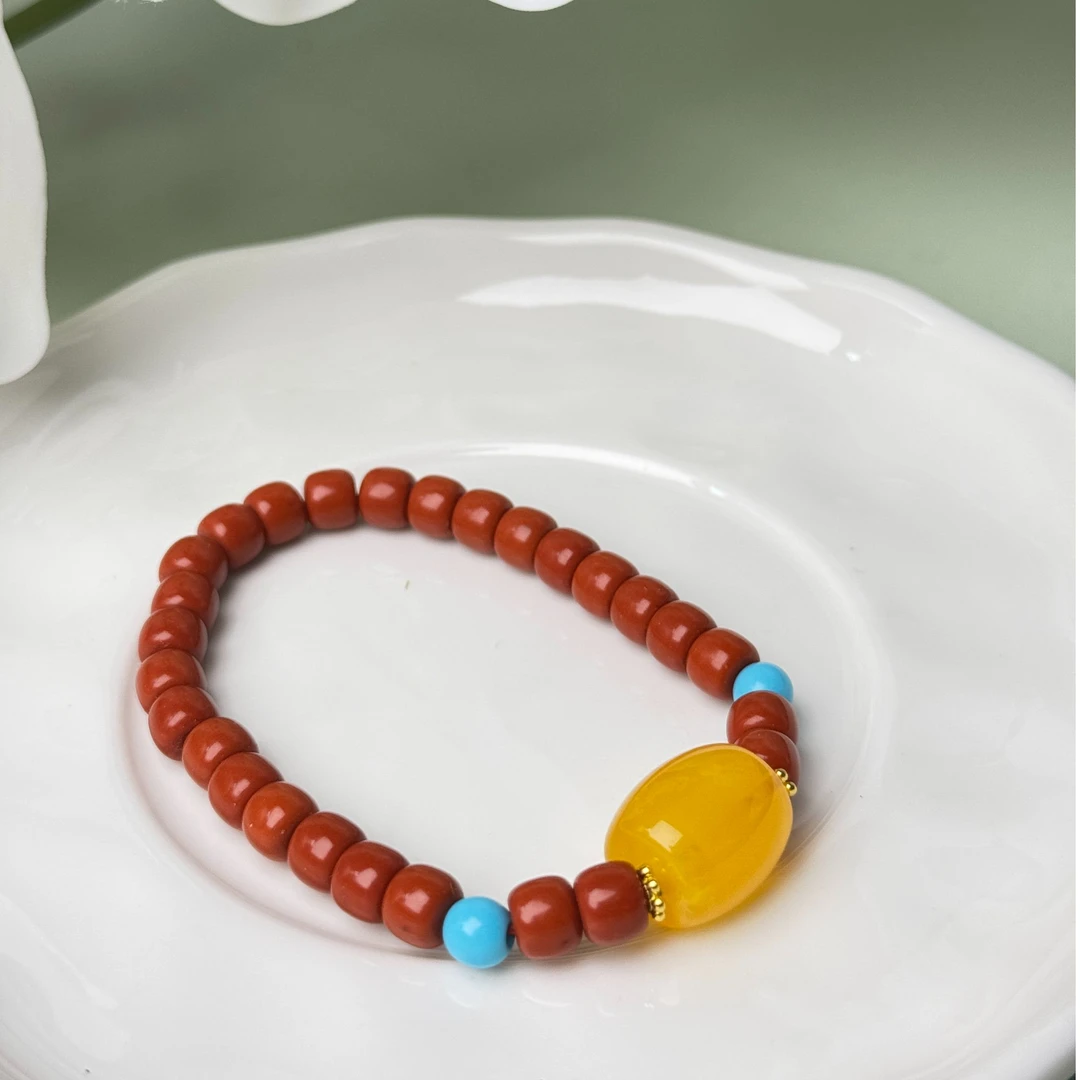 天然南红手串（多样性发其一）a102