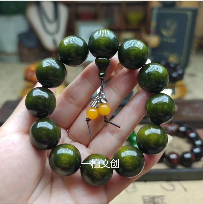 2.0金丝楠木时来运转手串022
