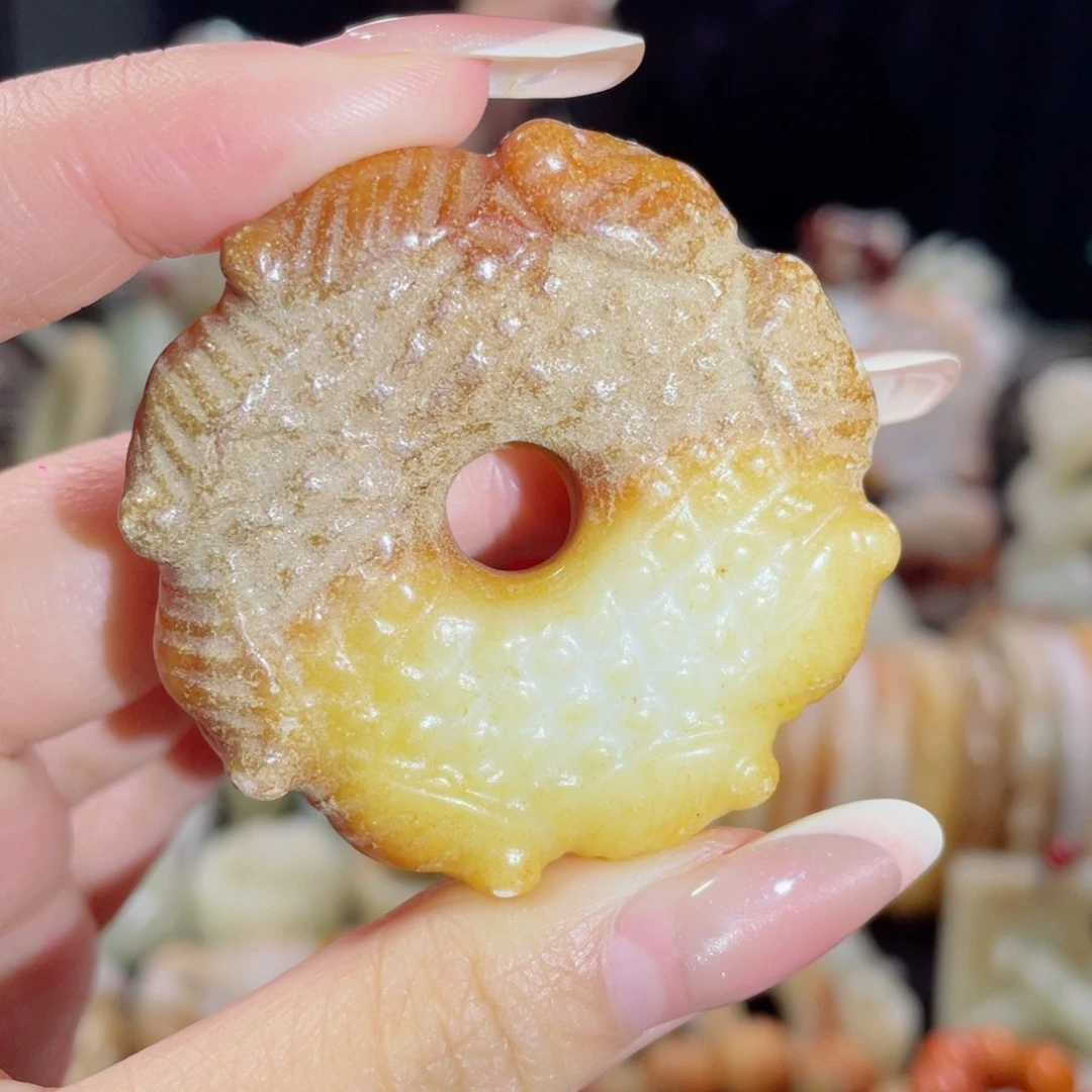 和田玉未镶嵌挂件33