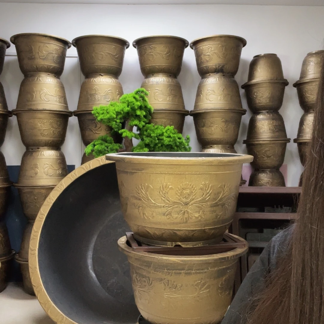 绿***程60大花盆有孔一个