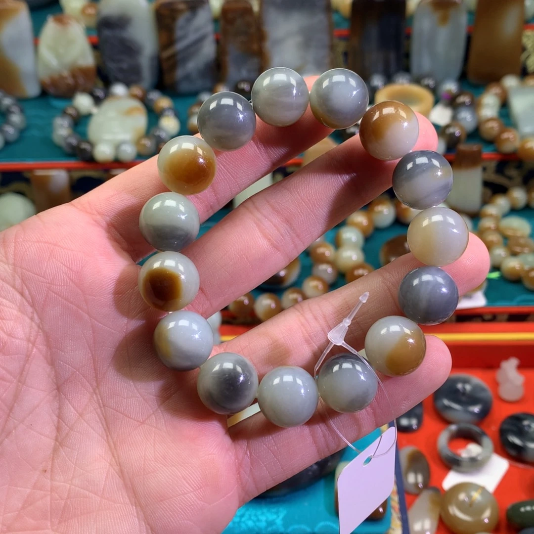 和田玉（糖玉）未镶嵌手链