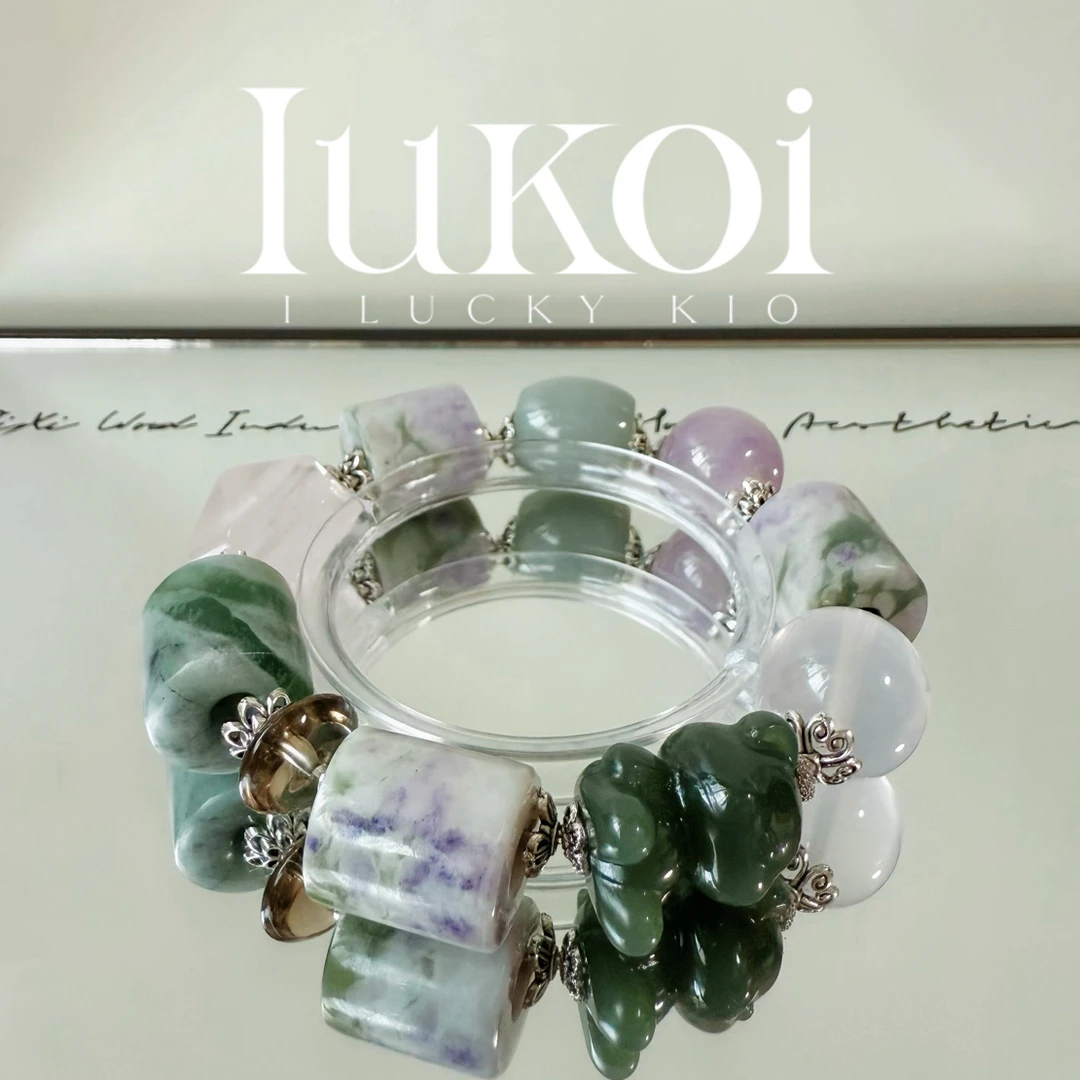 合成金属石英石手链 ｜ IUKOI ｜和tianyu ｜ 粉水 ｜茶水 ｜