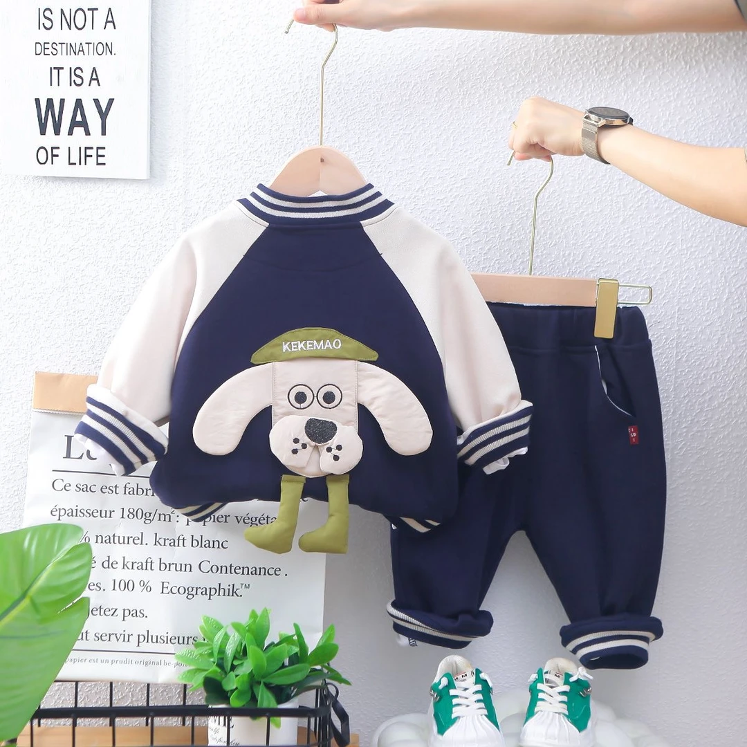 【三件套】男女童三件套装儿童童装气休闲小童春季秋季运动男童套装