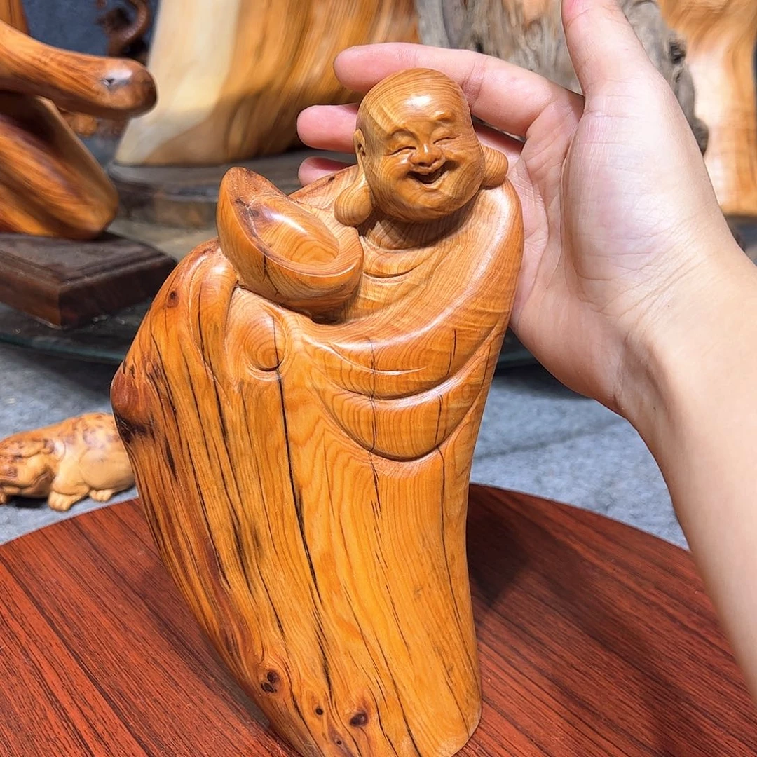 柏木崖柏木手把件摆件