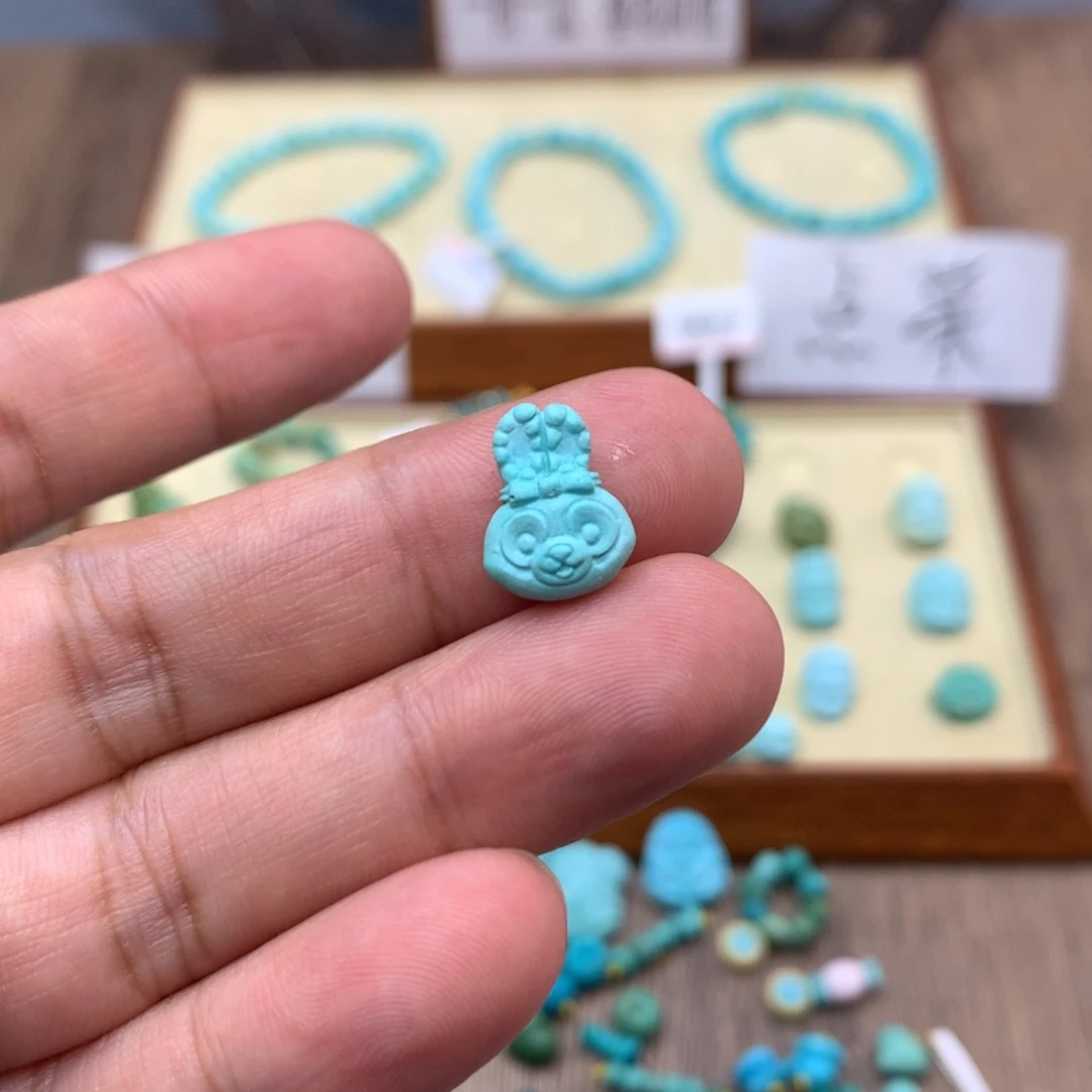 绿松石未镶嵌18配饰