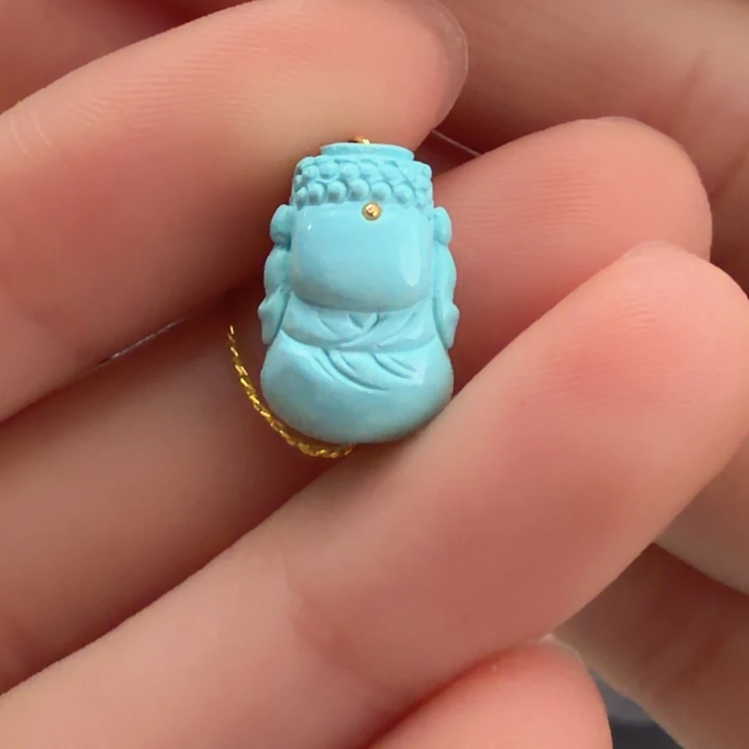 绿松石未镶嵌颈饰