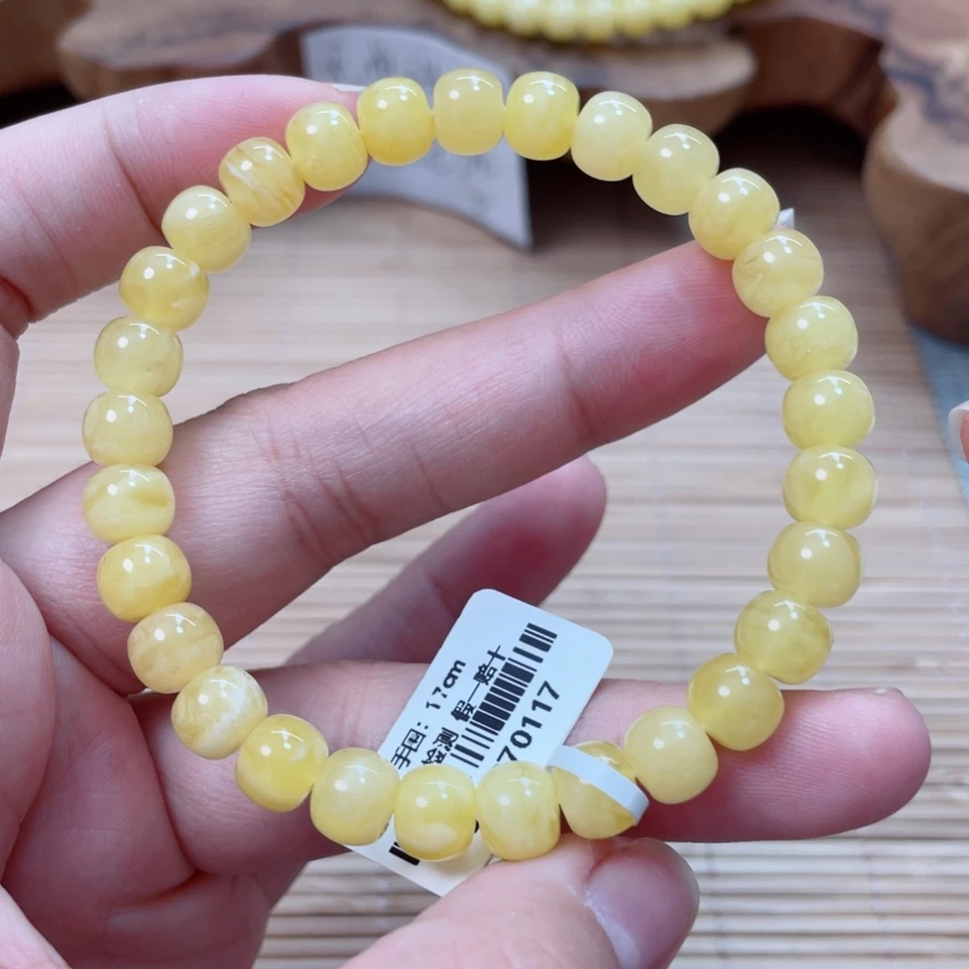 蜜蜡未镶嵌手串蜜蜡