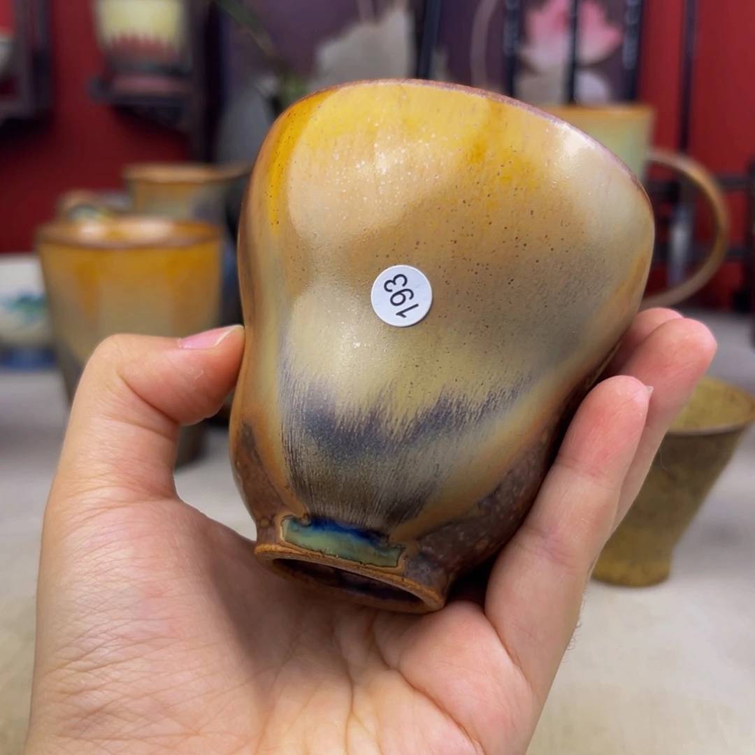 杯纯手工柴烧主人杯