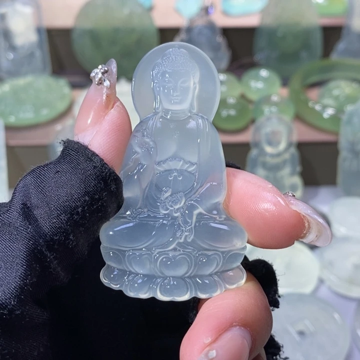 岫玉吊坠未镶嵌吊坠