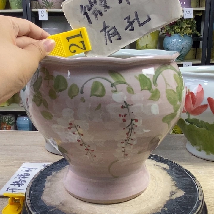 景德镇高温陶瓷花盆