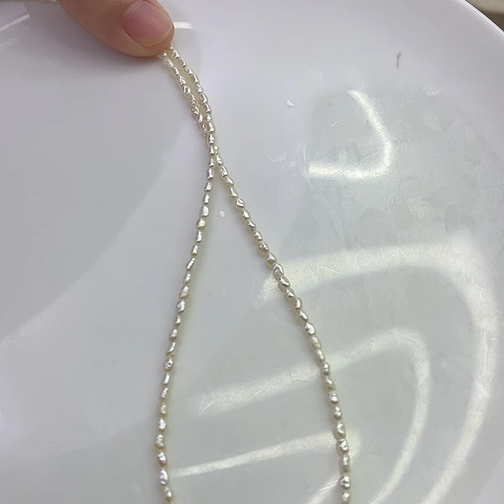 淡水珍珠银S925镶嵌颈饰