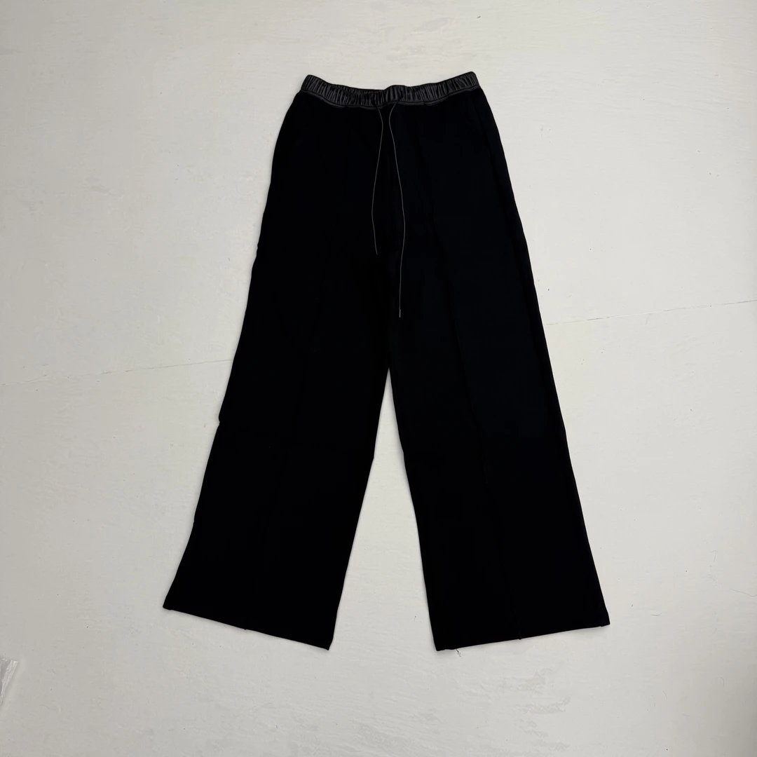 LSHOWYE｜拼接松紧抽绳裤 25H54