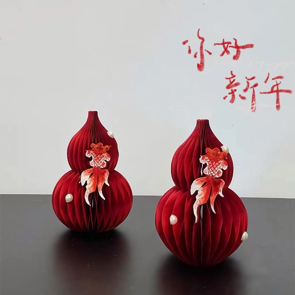 葫芦摆件新年装饰品2025年蛇年元旦春节新中式客厅氛围感场景布置