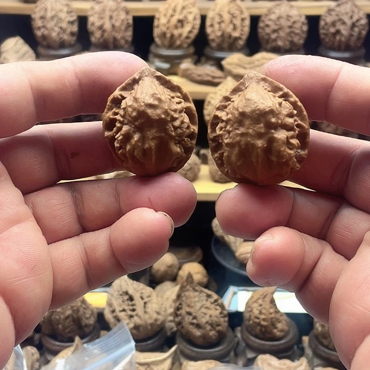 把件文玩核桃精品双面鬼脸9