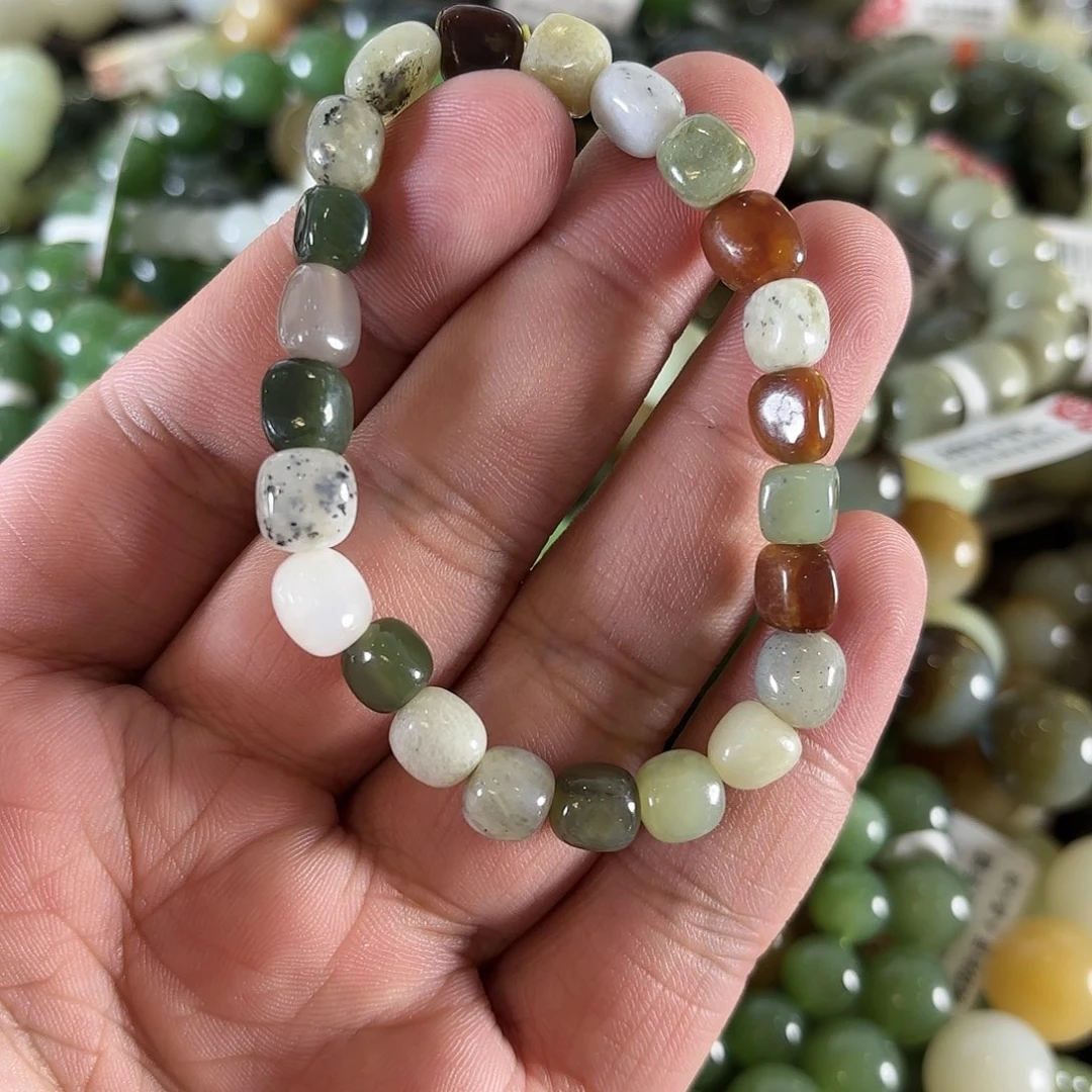 和田玉手链未镶嵌W151