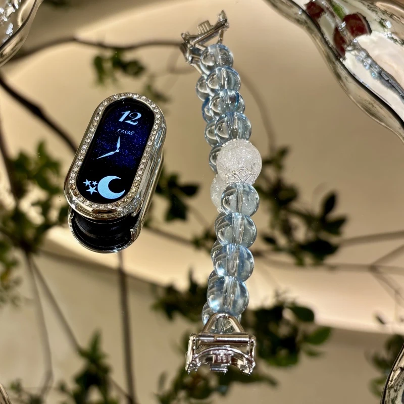 浅蓝适用小米手环10表带9pro小米9/8手环8pro表带新款小米6/7腕带