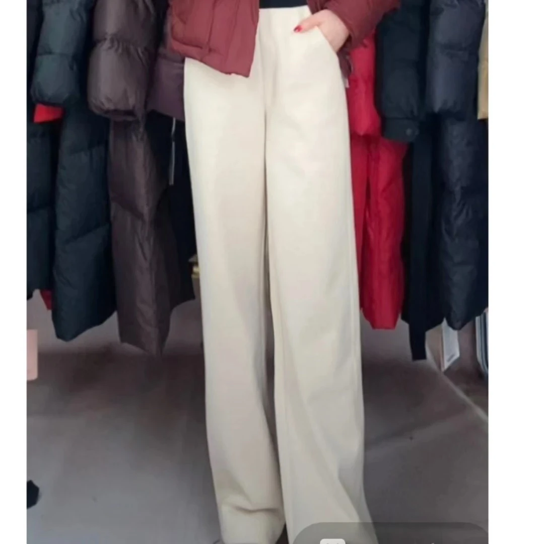 高斯雪岚【双十一】显瘦休闲裤百搭款直筒裤女24460214