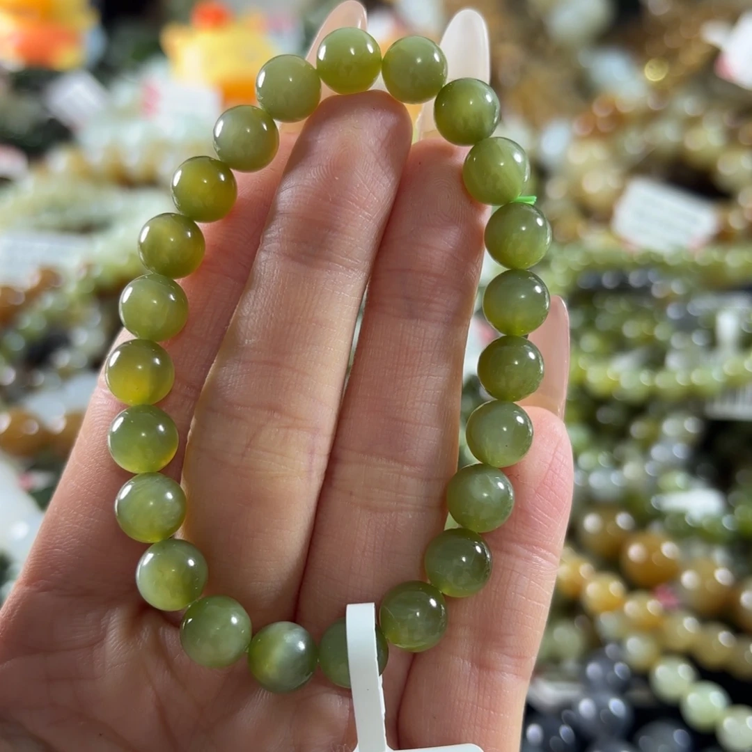 和田玉未镶嵌手串129