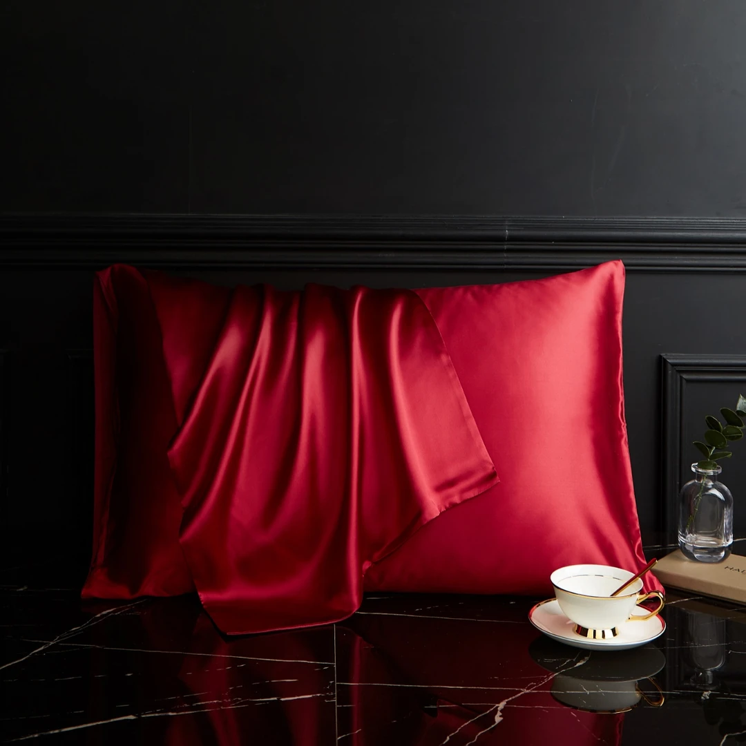 丽家平！特 枕套 真丝桑蚕丝+莱赛尔拼接枕套(一只装）