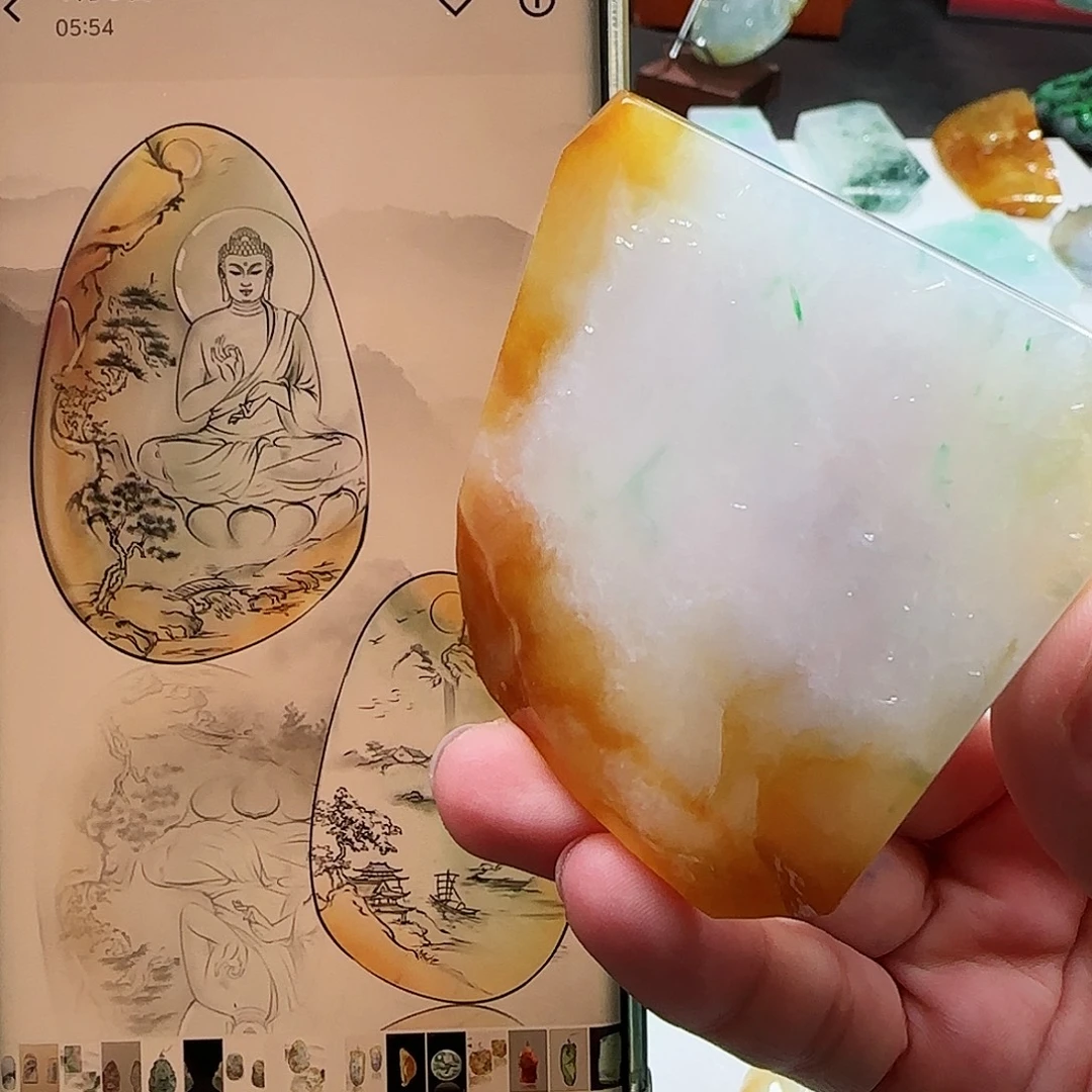 定制翡翠未镶嵌翡翠定制