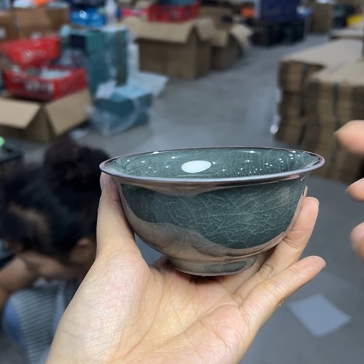 龙泉云间青瓷小米茶器