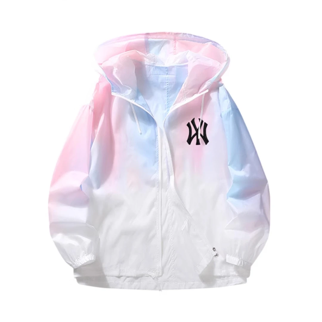 高档轻奢夏季防晒衣男女2025新款户外渐变色宽松防紫外线皮肤衣