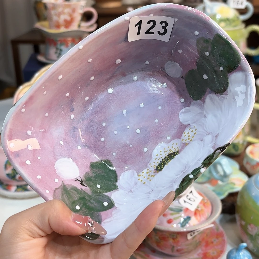 景德镇手绘高温釉下彩陶瓷茶具
