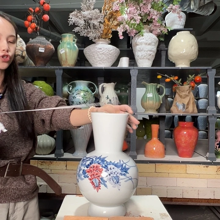 景德镇陶瓷花瓶微瑕