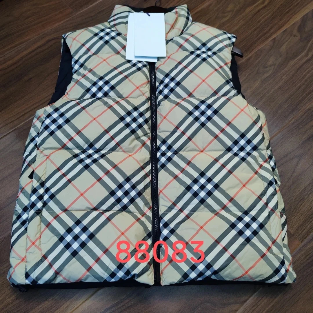 88083 巴 新款男士两面穿羽绒马甲