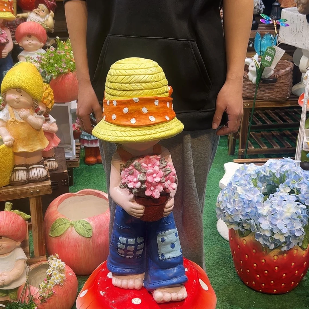 花园摆件红红火火