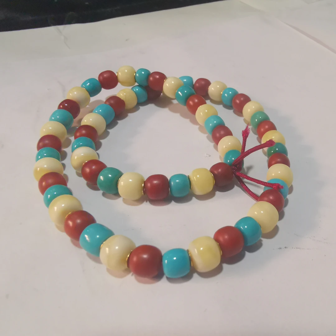 南红蜜蜡松石红绿灯