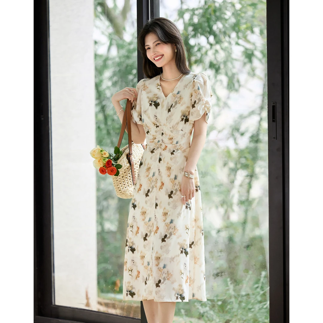【籽言专属】中长款夏季连衣裙AN25C3738